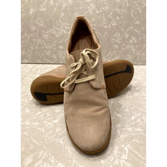 Unstructured by Clarks Tan Suede Leather Loafers, Women's Size 10/EUR 41.5 - Picture 7 of 7